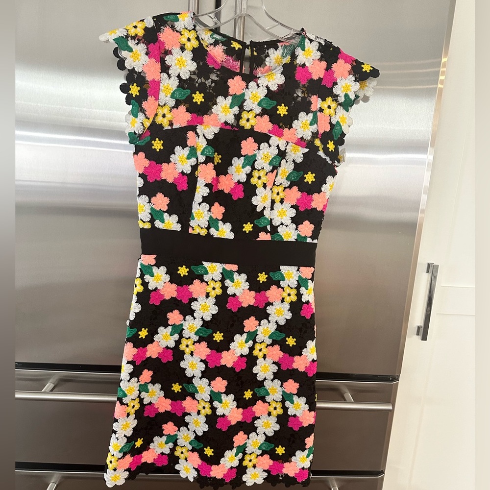 Milly Minis Girl’s Leila Crochet Floral Dress, size 16